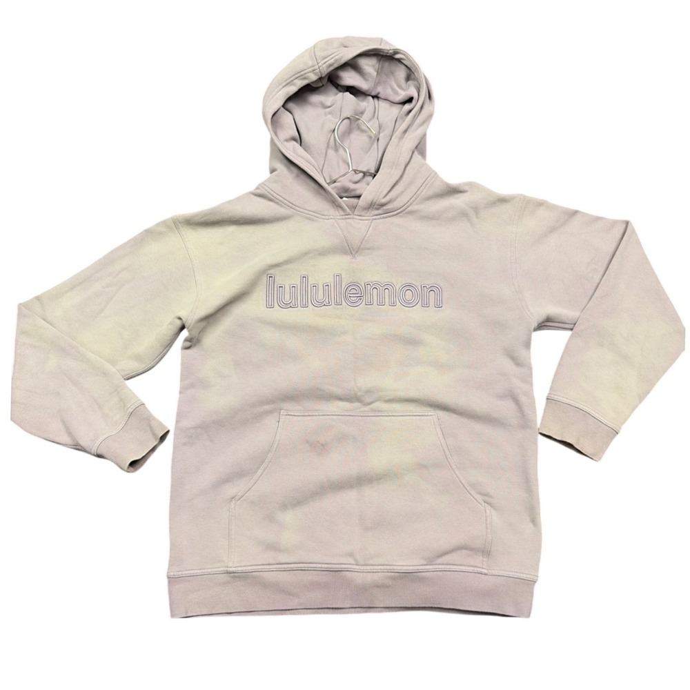 Lululemon Hoodie Womens 12 Purple All Yours Pullover Logo Relaxed Athleisure